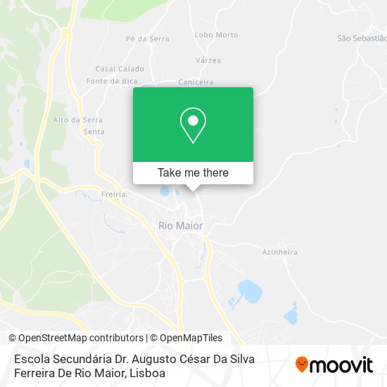 Escola Secundária Dr. Augusto César Da Silva Ferreira De Rio Maior map