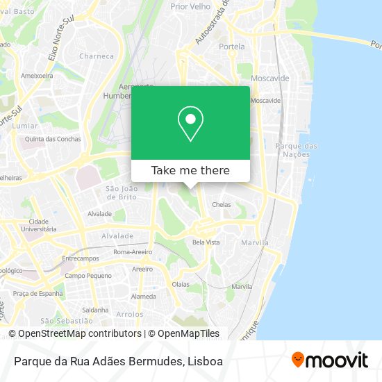 Parque da Rua Adães Bermudes map