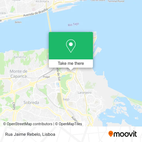 Rua Jaime Rebelo map