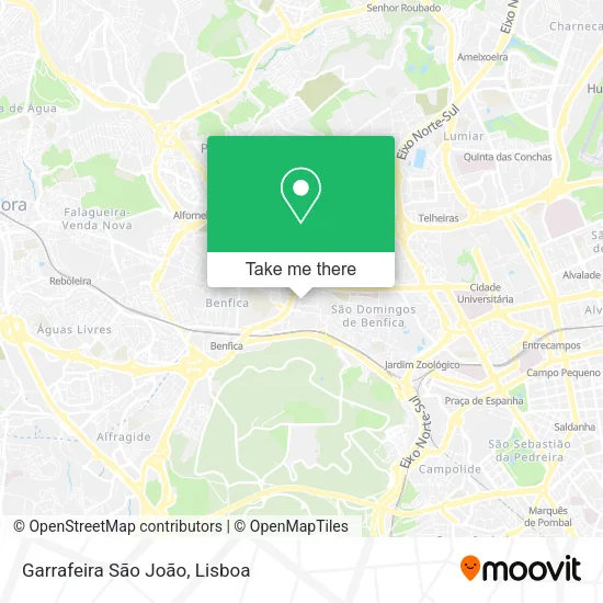 Garrafeira São João map