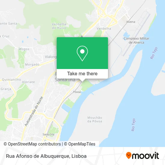 Rua Afonso de Albuquerque map