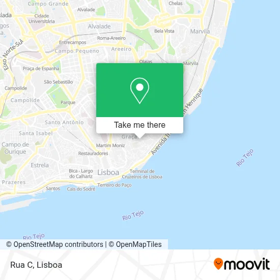 Rua C mapa