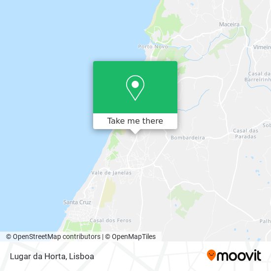 Lugar da Horta map