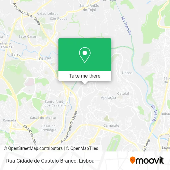 Rua Cidade de Castelo Branco map