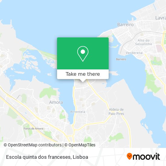 Escola quinta dos franceses map