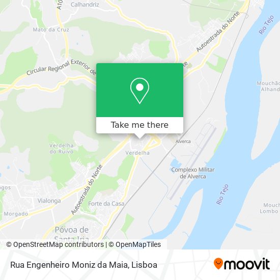 Rua Engenheiro Moniz da Maia map