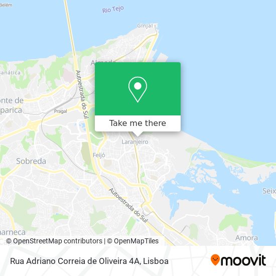 Rua Adriano Correia de Oliveira 4A map