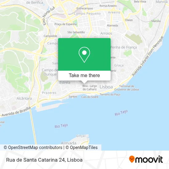 Rua de Santa Catarina 24 map
