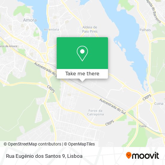Rua Eugénio dos Santos 9 map