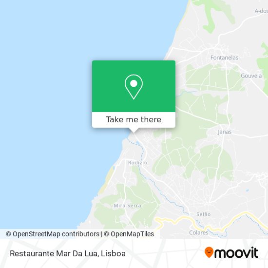 Restaurante Mar Da Lua mapa