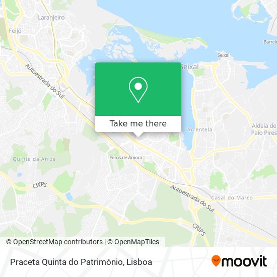 Praceta Quinta do Património mapa