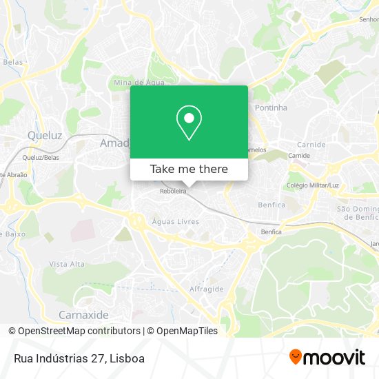 Rua Indústrias 27 mapa