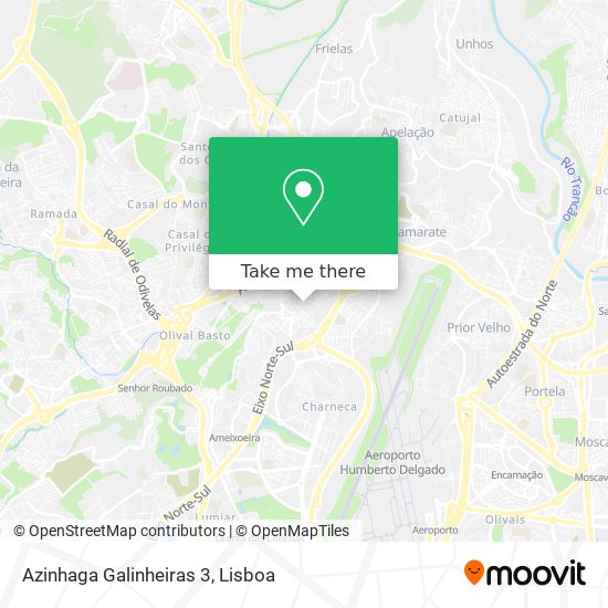 Azinhaga Galinheiras 3 mapa