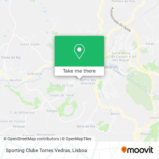 Sporting Clube Torres Vedras map