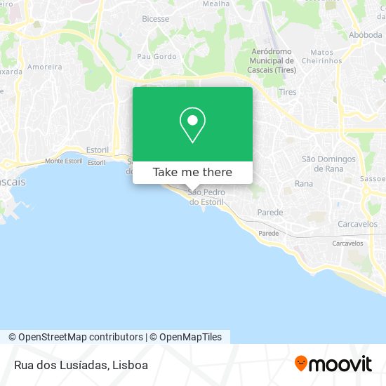 Rua dos Lusíadas mapa