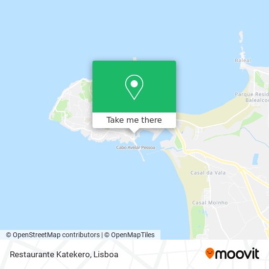 Restaurante Katekero mapa