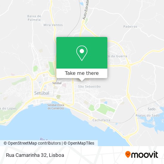Rua Camarinha 32 mapa
