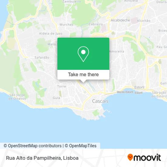 Rua Alto da Pampilheira map