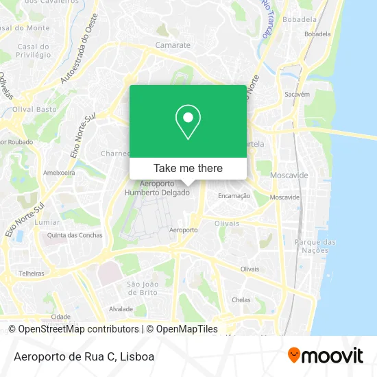 Aeroporto de Rua C map