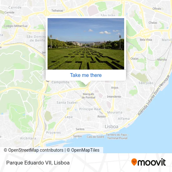 Parque Eduardo VII map