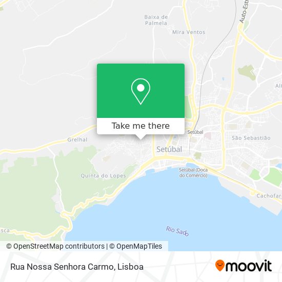 Rua Nossa Senhora Carmo mapa