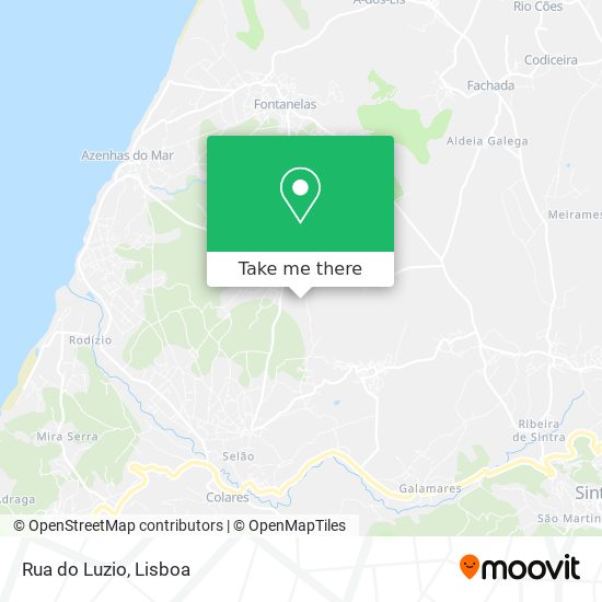 Rua do Luzio map