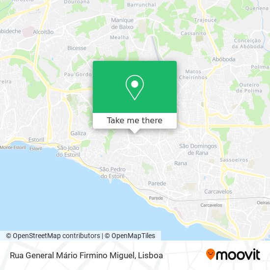Rua General Mário Firmino Miguel map