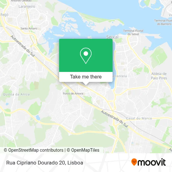 Rua Cipriano Dourado 20 map