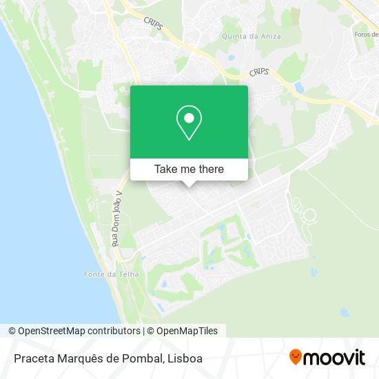 Praceta Marquês de Pombal map