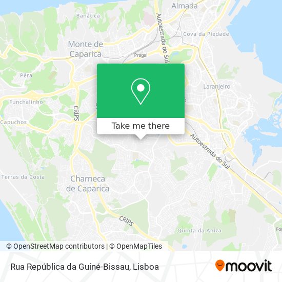 Rua República da Guiné-Bissau map