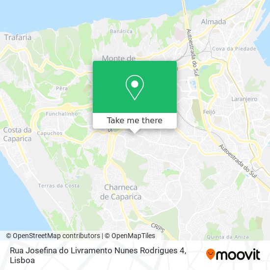 Rua Josefina do Livramento Nunes Rodrigues 4 map