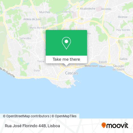 Rua José Florindo 44B mapa