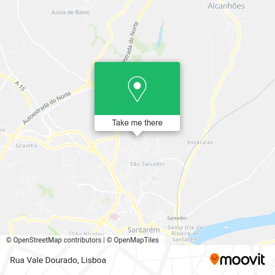 Rua Vale Dourado map