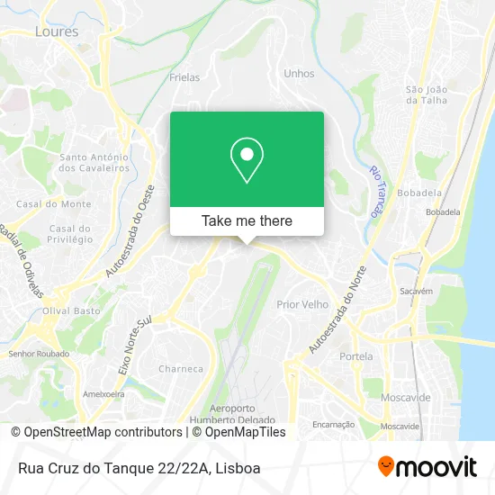 Rua Cruz do Tanque 22/22A map