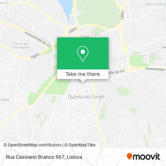 Rua Cassiano Branco 967 mapa
