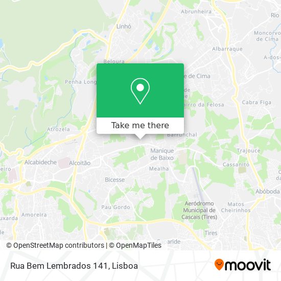 Rua Bem Lembrados 141 mapa