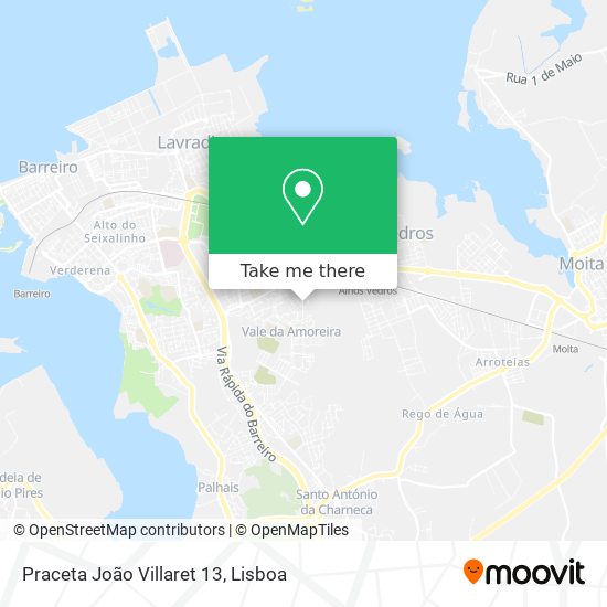 Praceta João Villaret 13 mapa