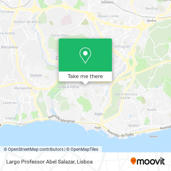 Largo Professor Abel Salazar mapa