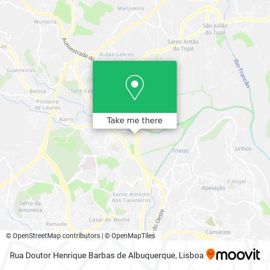Rua Doutor Henrique Barbas de Albuquerque map