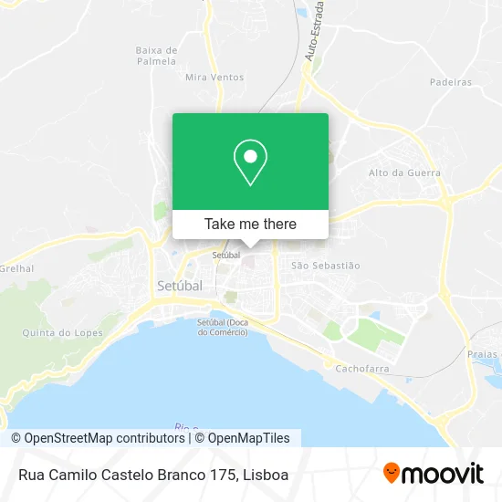 Rua Camilo Castelo Branco 175 map