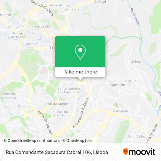 Rua Comandante Sacadura Cabral 106 map