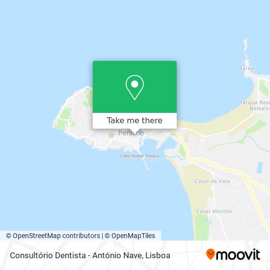 Consultório Dentista - António Nave mapa