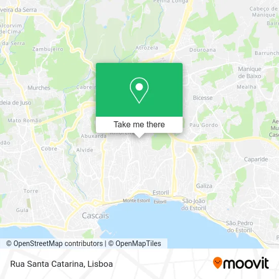 Rua Santa Catarina map