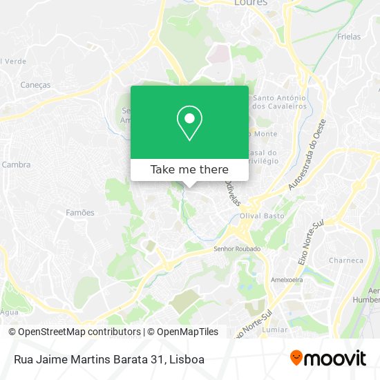 Rua Jaime Martins Barata 31 mapa