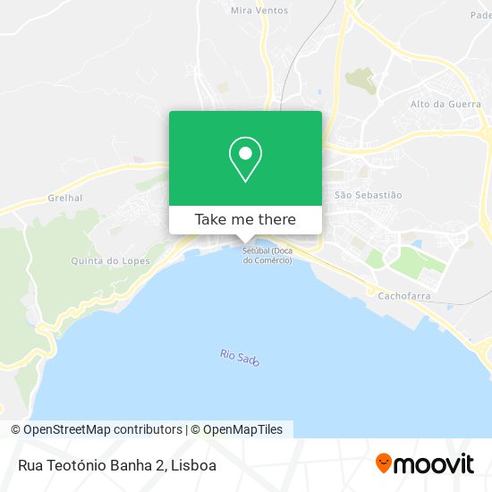 Rua Teotónio Banha 2 mapa