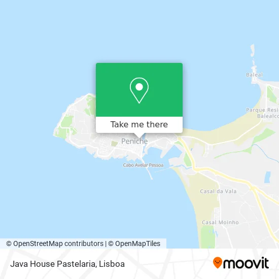 Java House Pastelaria map