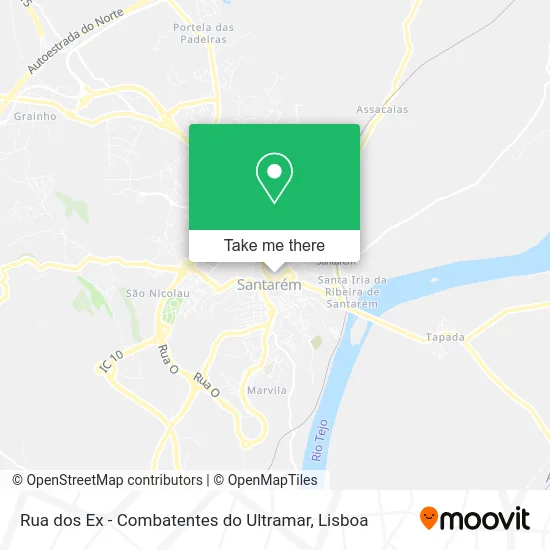 Rua dos Ex - Combatentes do Ultramar map