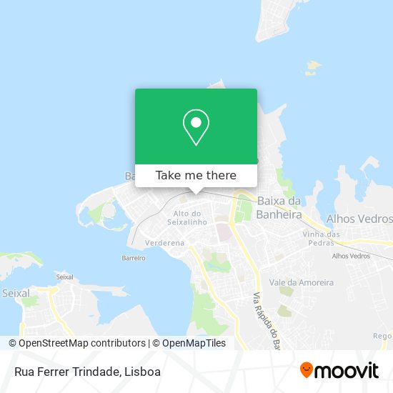 Rua Ferrer Trindade mapa