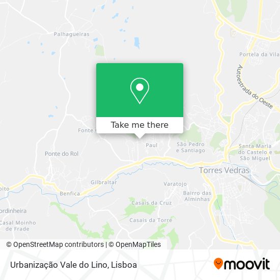 Urbanização Vale do Lino map