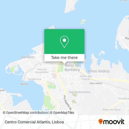 Centro Comercial Atlantis map